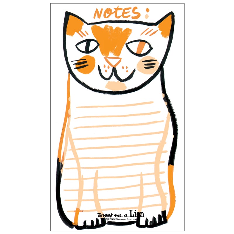Image of Cat Notepad