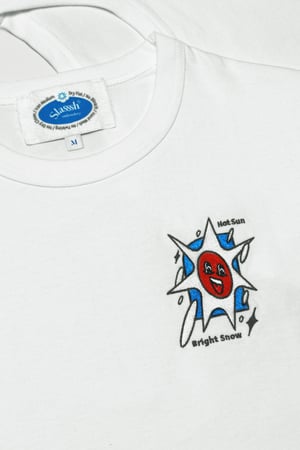 Image of "Hot Sun, Bright Snow" Embroidery Tee