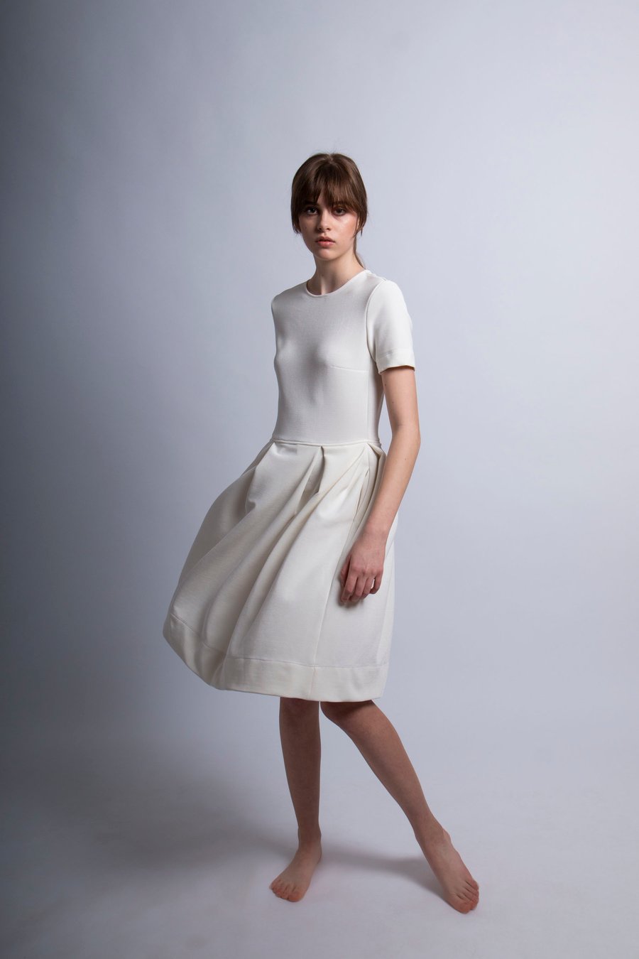 Image of White Linda Dress