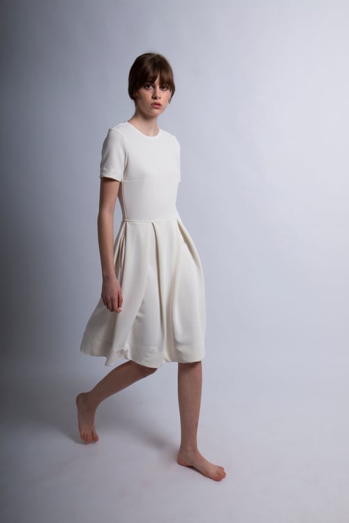 Image of White Linda Dress