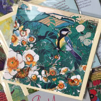 Image 2 of Die-cut Greetings Card - Wild roses