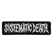 Image of SYSTEMATIC DEATH - Logo1 -  Patch (Official)