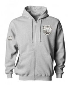 Image of FIELD SHIELD Zippered Fleece Hoodie