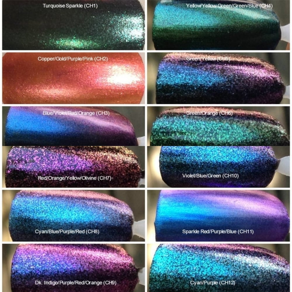 Spectraflair Holographic Chameleon Pearl Pigments Paint With