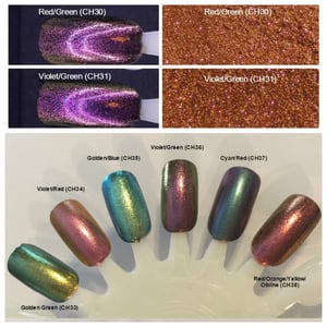 Image of Chameleon Color-Shift Pigments <p> 39 Colors Available