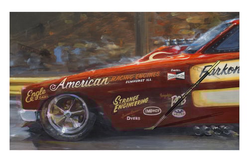 Image of Chi Town Hustler Painting (17x30) or (22 x 40) Signed & Numbered Giclee' Prints