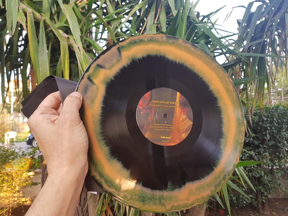 Hayvanlar Alemi- Psychedelia In Times Of Turbulence - Lp "Burst" Orange/Green/Black