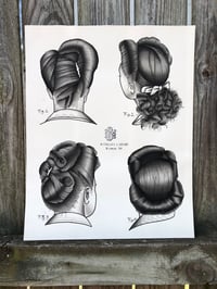 Hairstyles painting