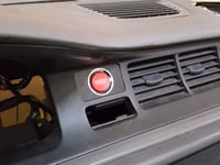 Image 4 of 92-95 Honda Civic (All) Clock Delete to S2000 Push Button Start Panel 