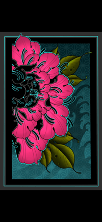 Pink peony 
