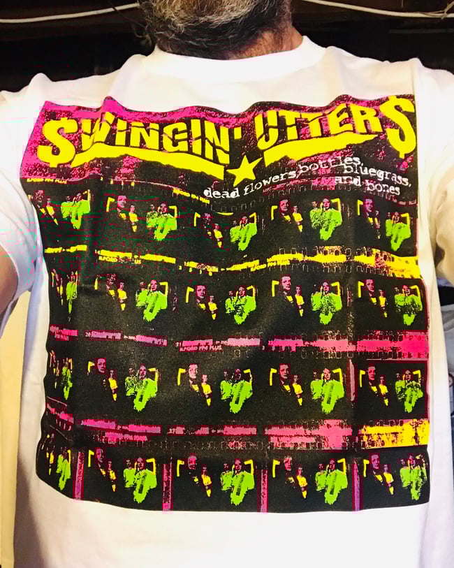 Dead Flowers white tee shirt 