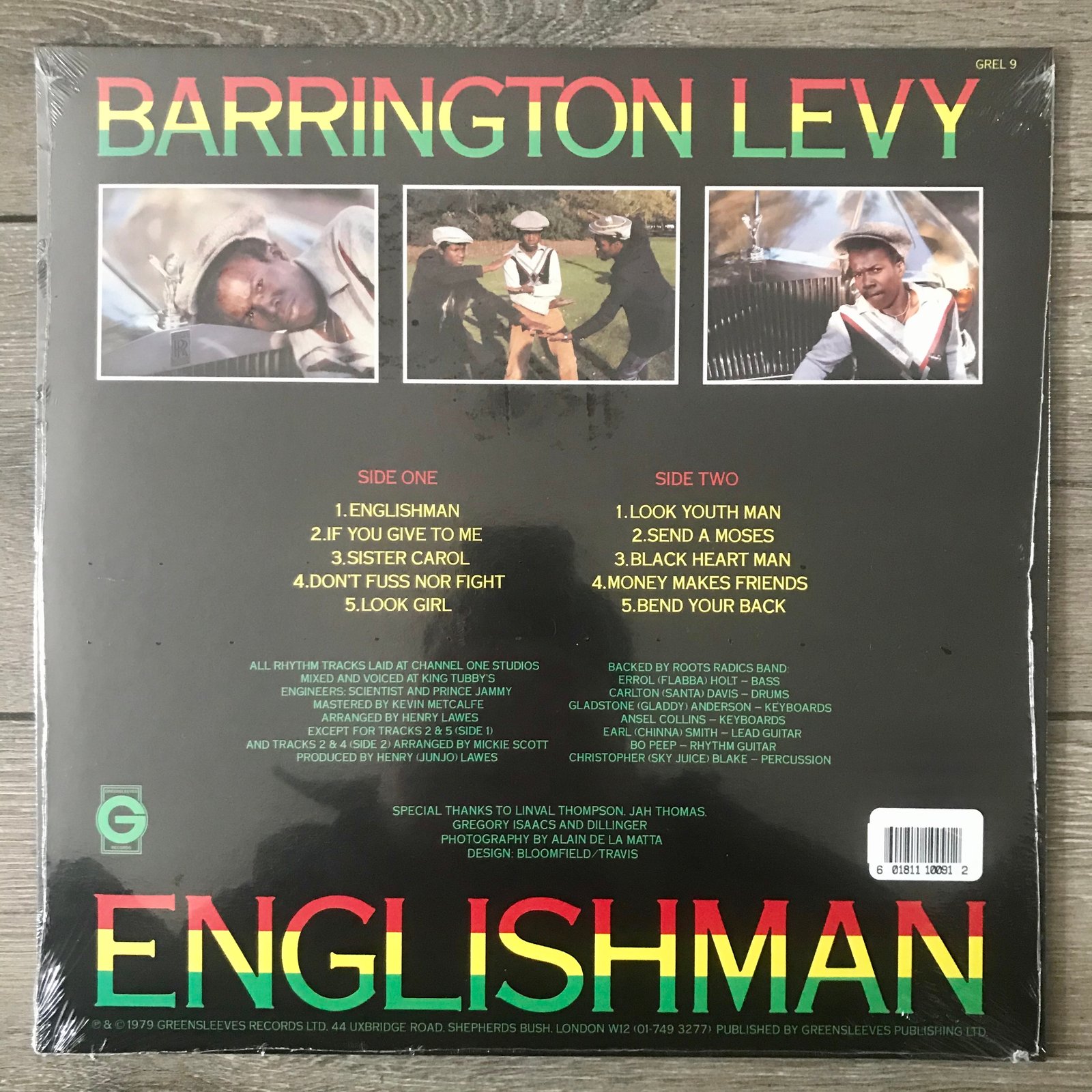 Barrington Levy - Englishman Vinyl LP / Cali Vibes Clothing & Records