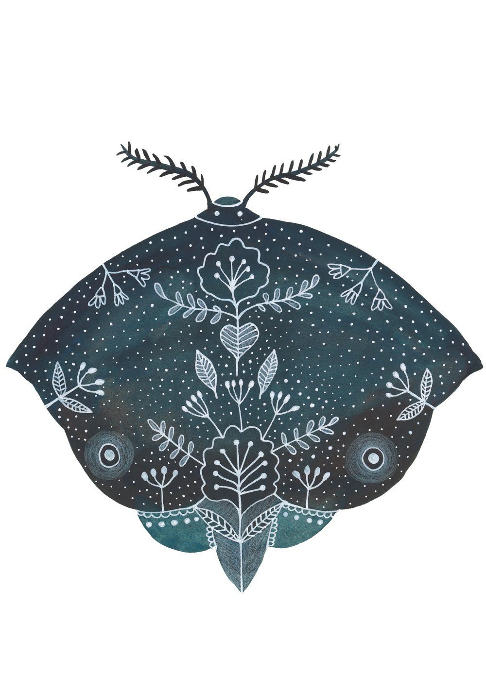 Image of Blue Moth