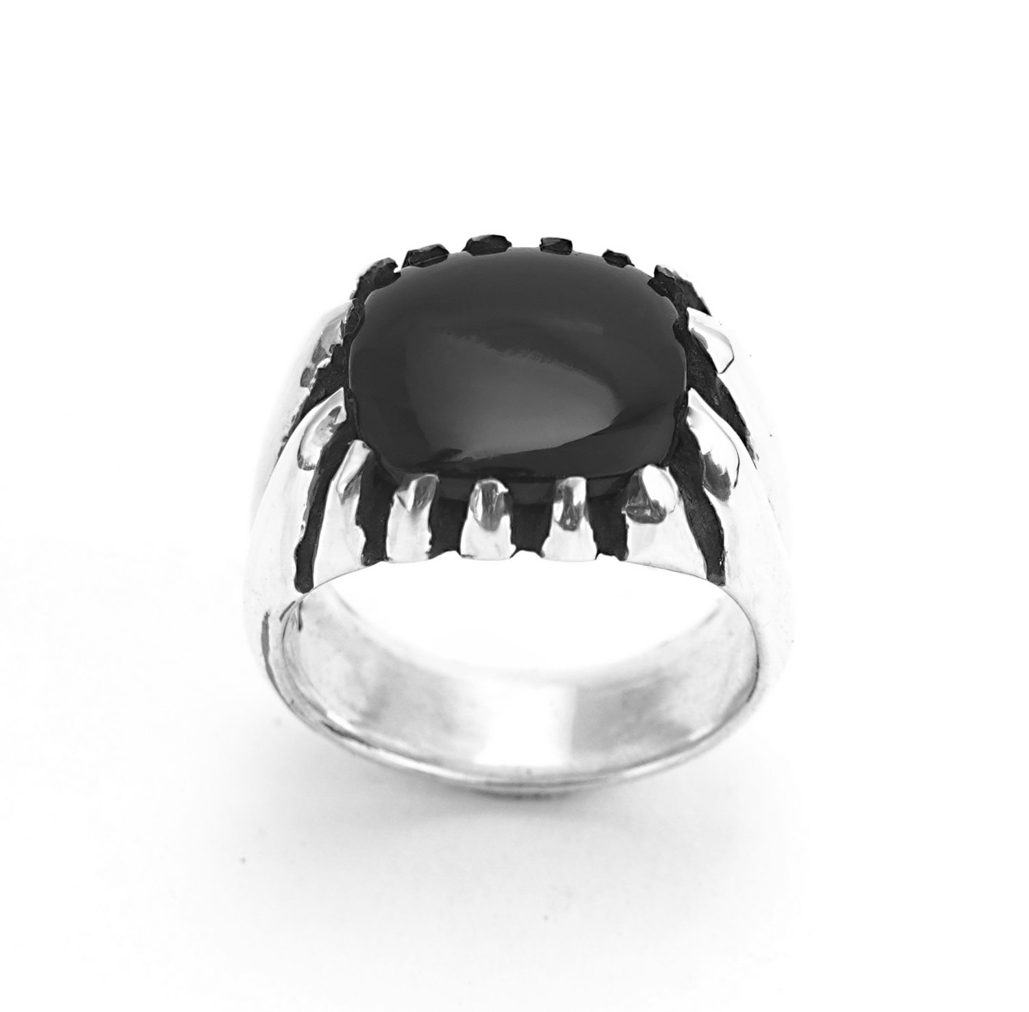 Image of The Claw Cushion Onyx