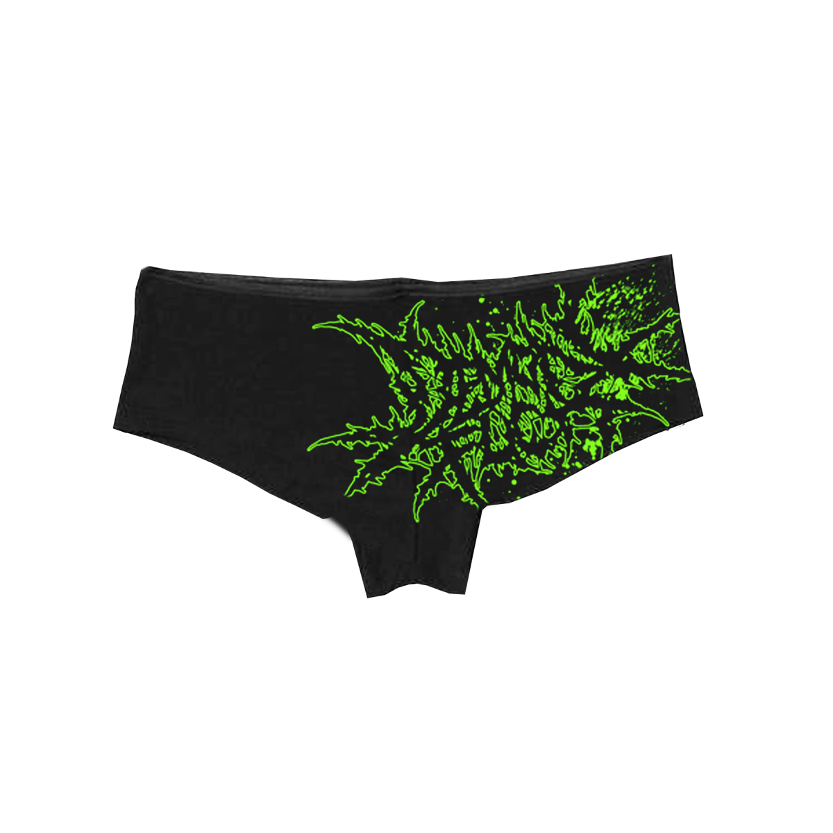 Green Splatter Panties