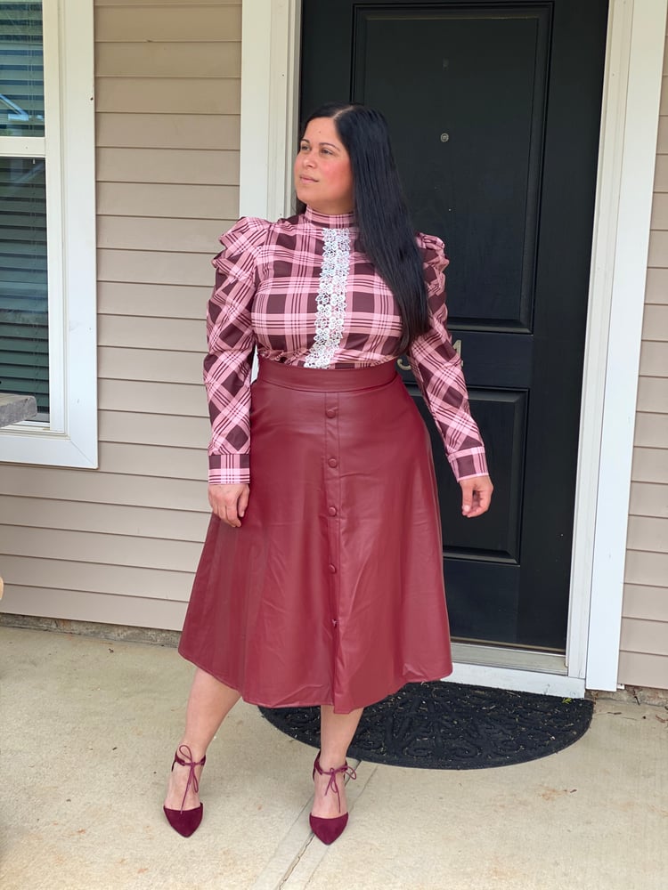Image of Maroon Skirt