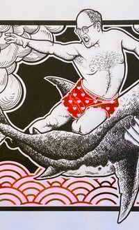 Image 2 of (A4 size) The Sea was angry that day my friends