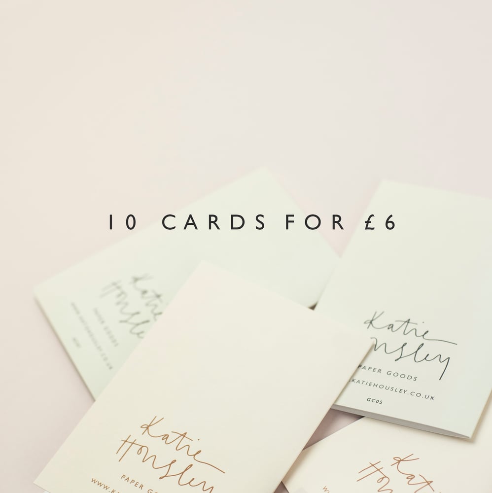 Image of Pack of 10 Cards 