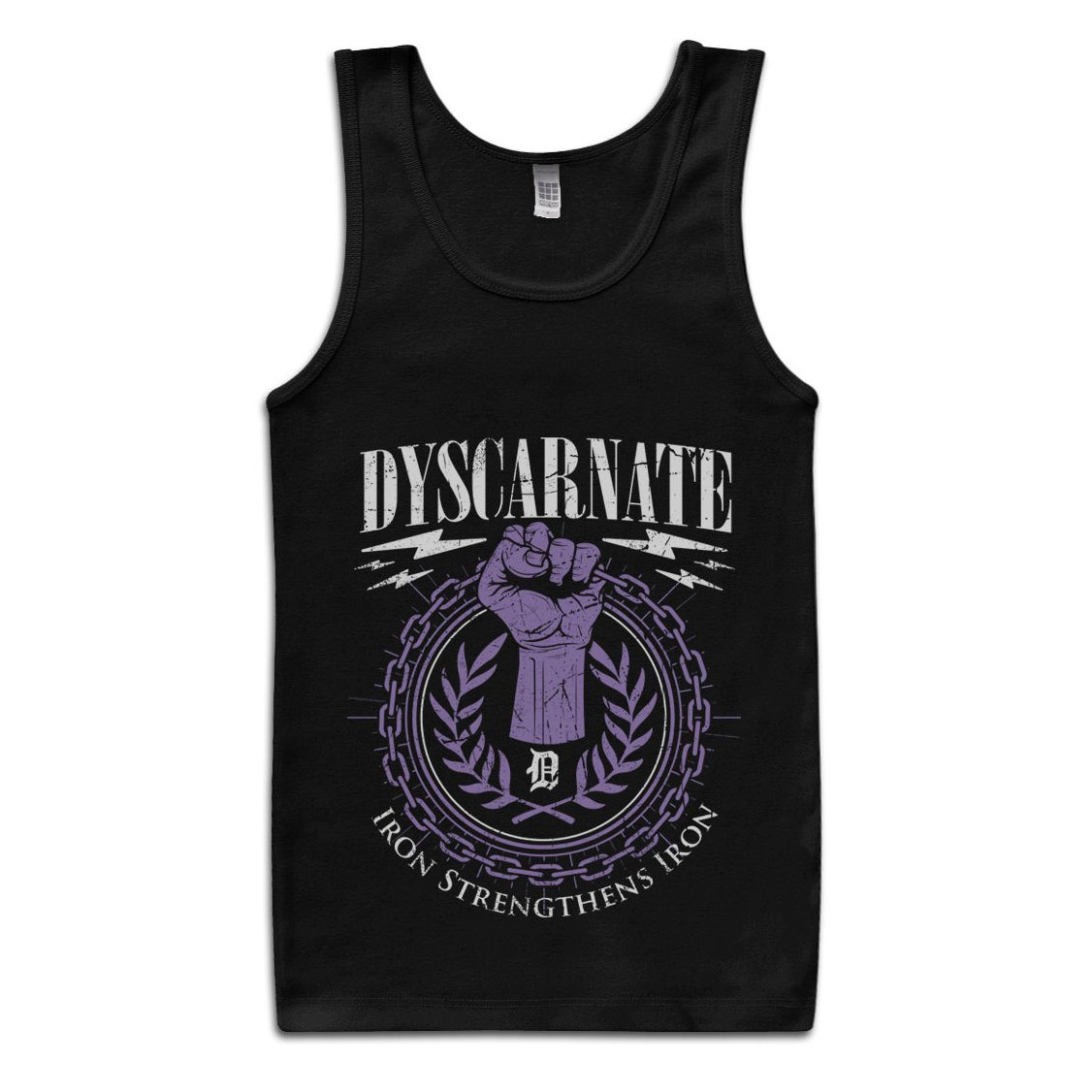 OFFICIAL DYSCARNATE ONLINE STORE — Iron Strengthens Iron | Tank Top