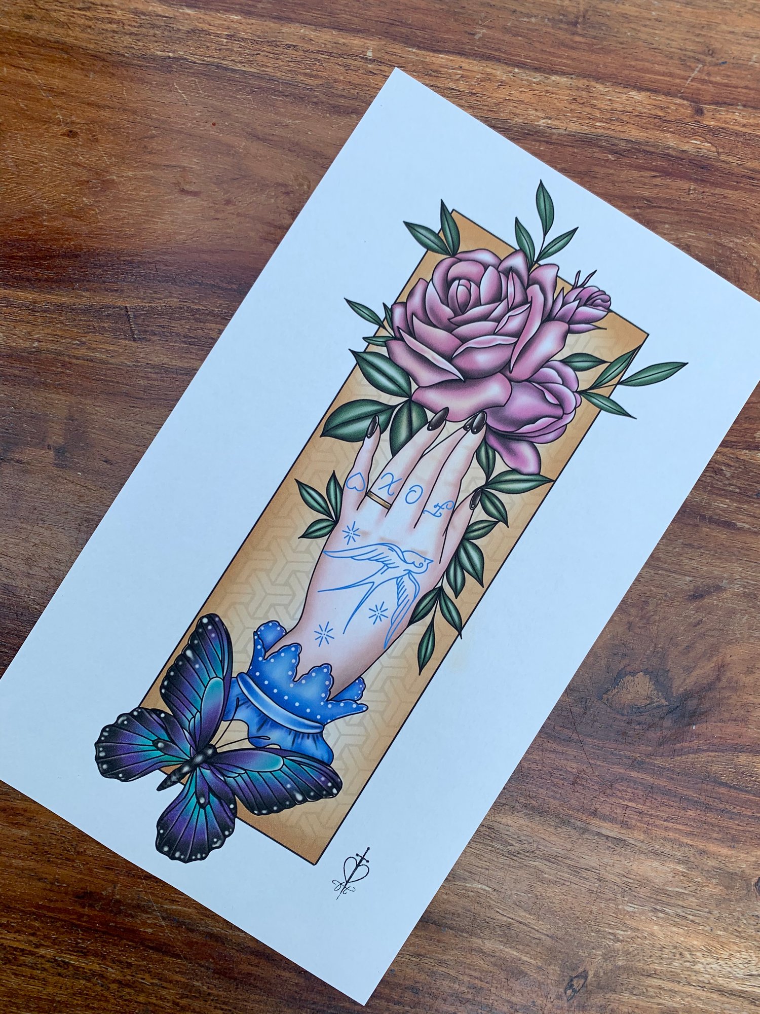 Image of Hand & Flower