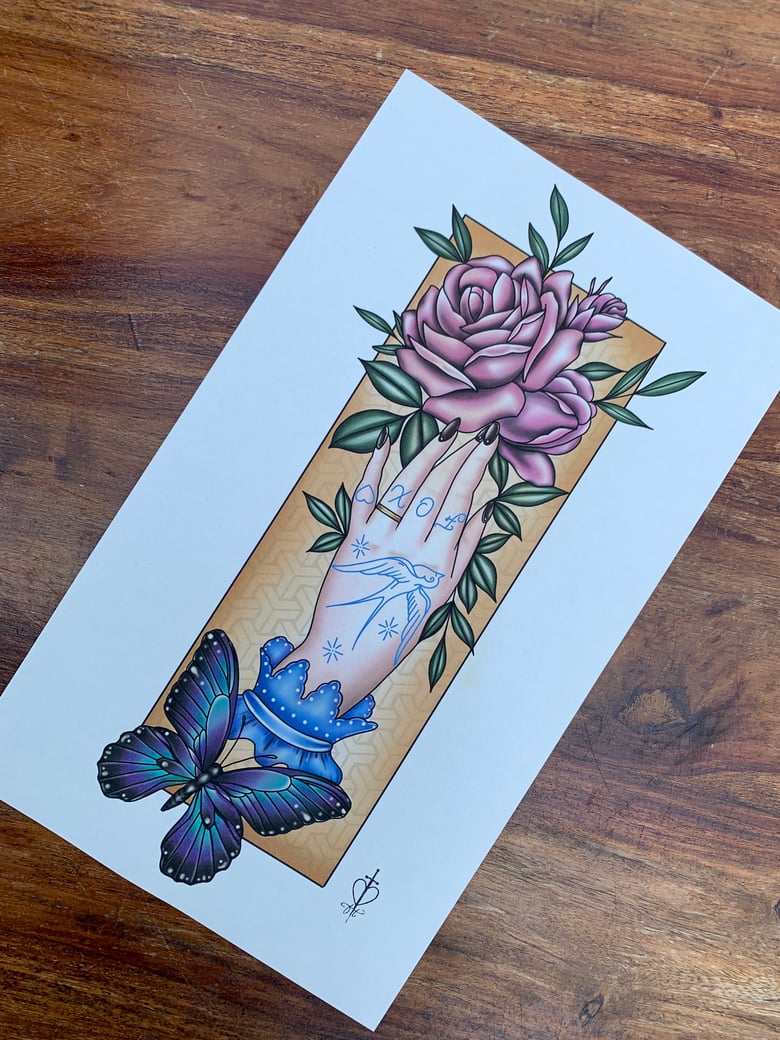 Image of Hand & Flower