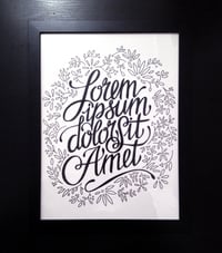 Lorem Ipsum Limited A3 Screenprint