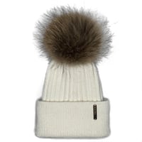 Vanilla Chunky Knit Pomskii