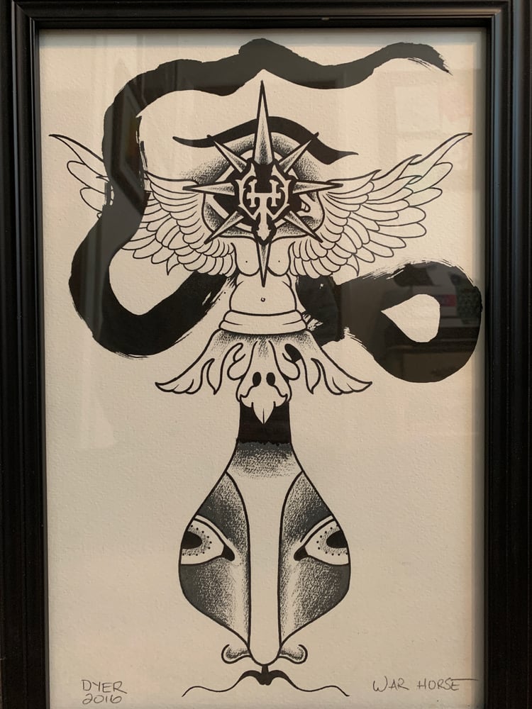 Image of Framed original illustration 