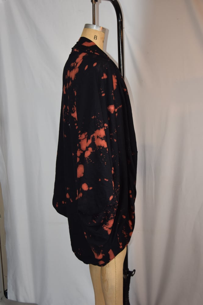 Image of Dyed cardi cape