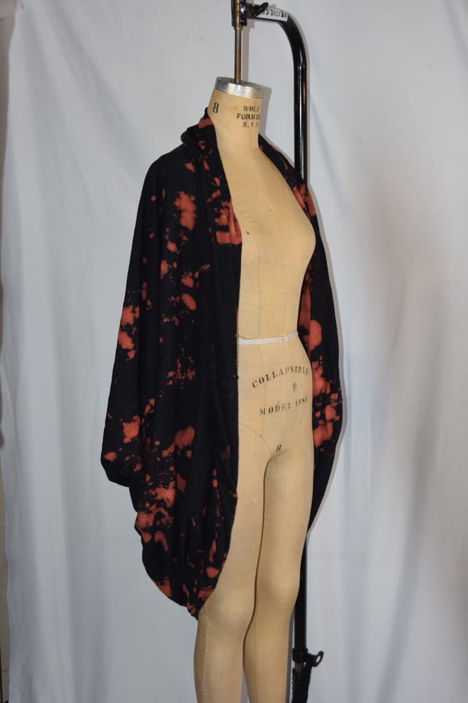 Image of Dyed cardi cape