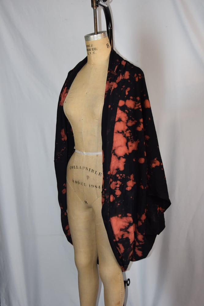 Image of Dyed cardi cape