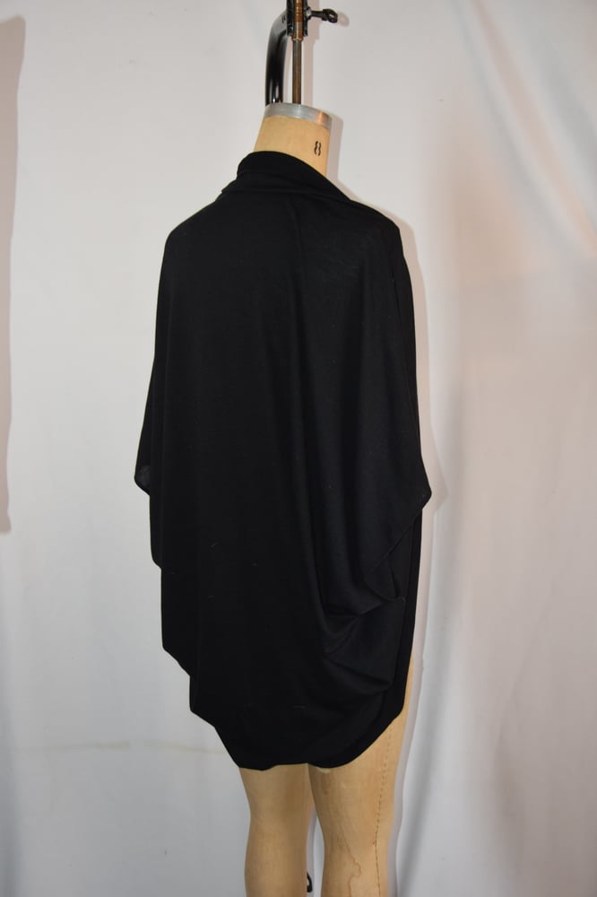 Image of Thick sweater knit cardi cape