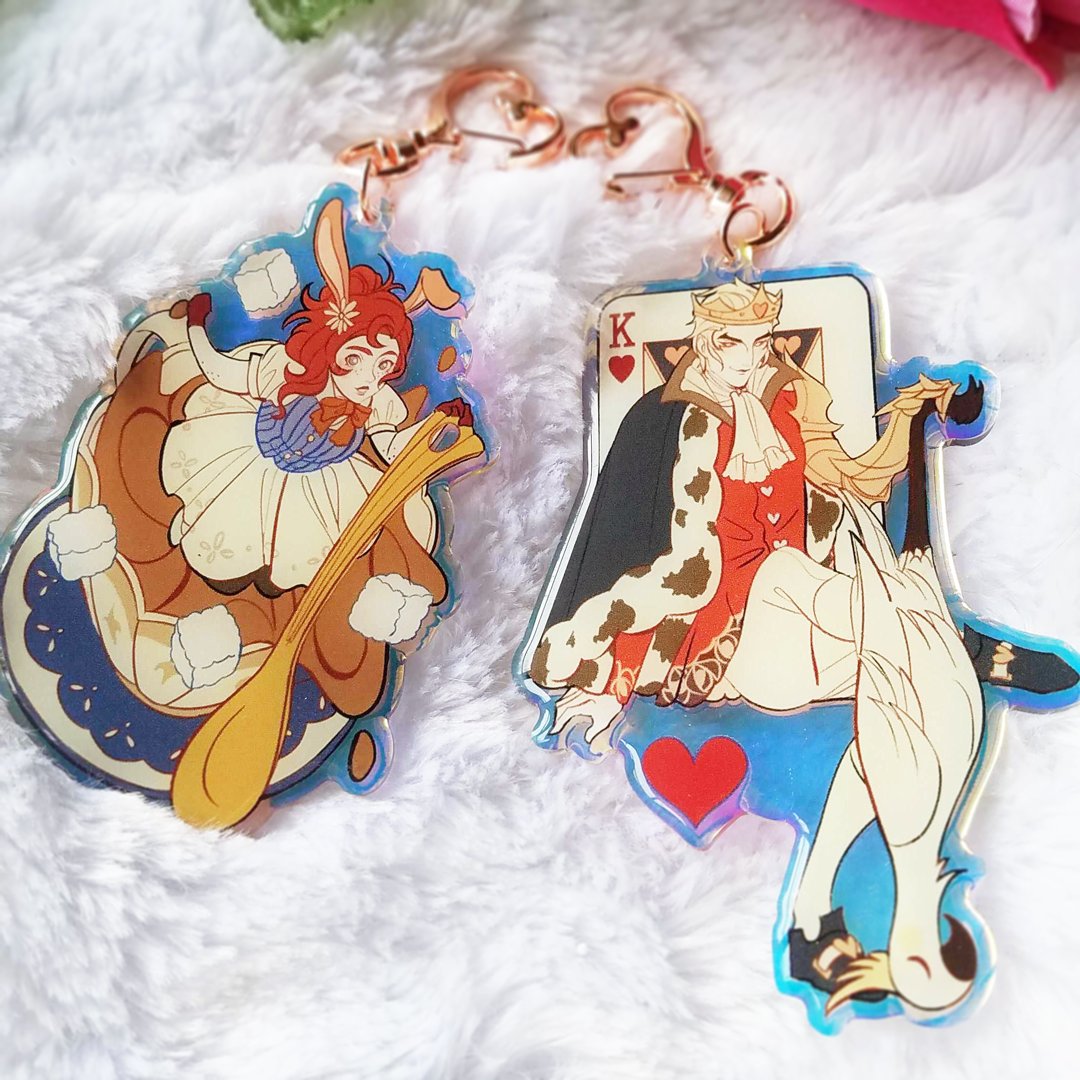 Image of Apprentice in Wonderland Acrylic Charms (LIMITED EDITION)