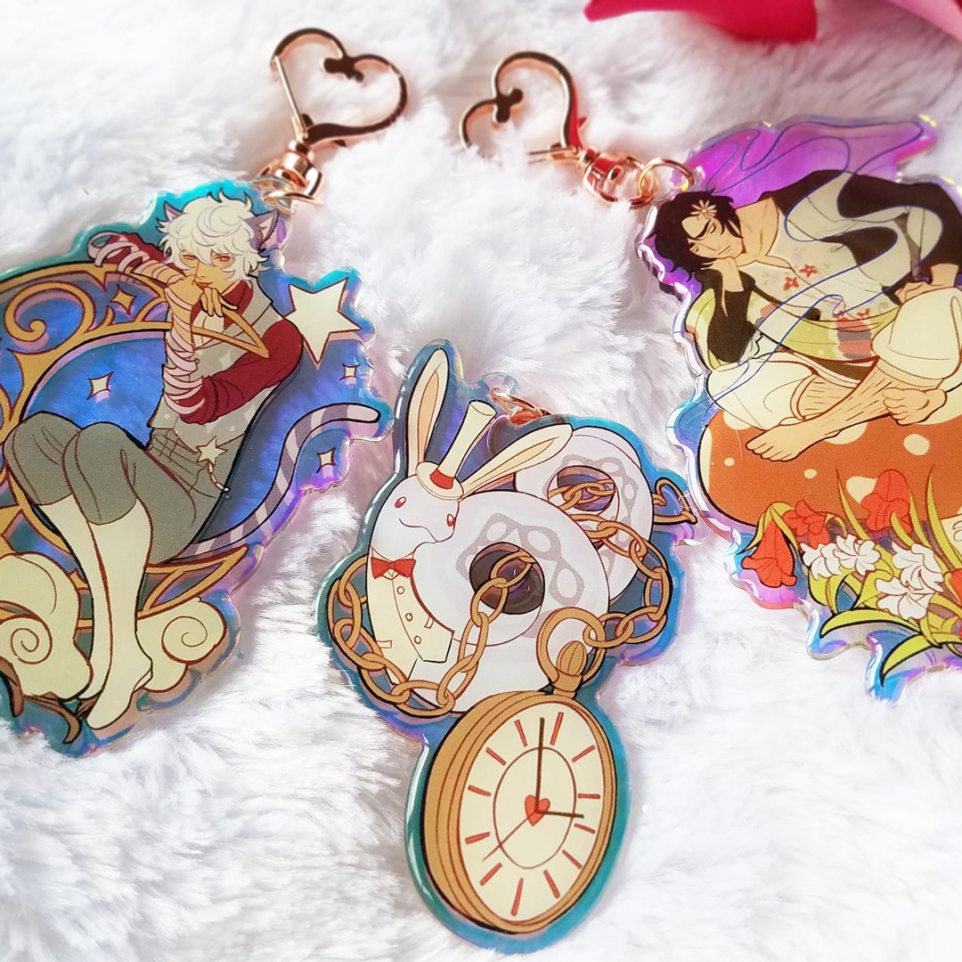 Image of Apprentice in Wonderland Acrylic Charms (LIMITED EDITION)