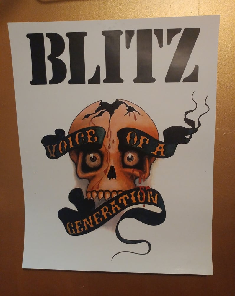 Image of Blitz color poster 22x28