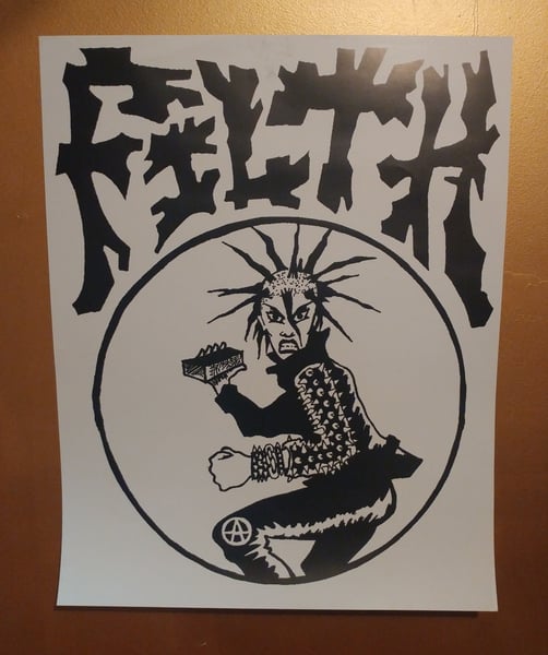 Image of Filth punk poster 22x28