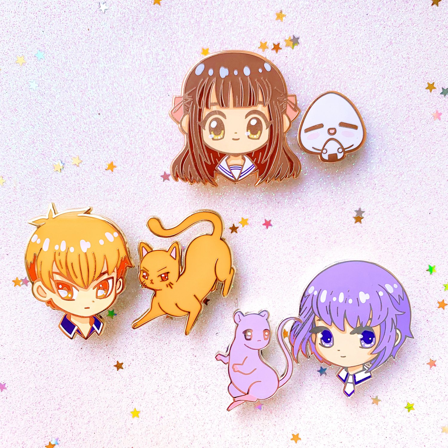 Fruits Basket Enamel Pin | chunky tomato