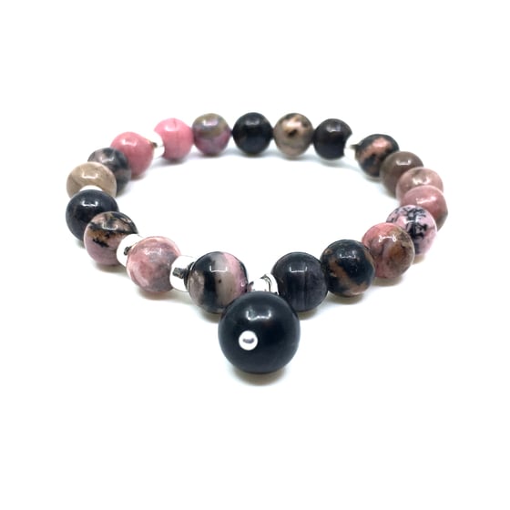 Image of Rhodonite Wrist Mala