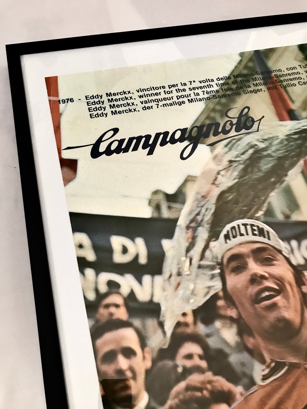 1978 Campagnolo Poster of Eddy Merckx & Tulio Campagnolo 