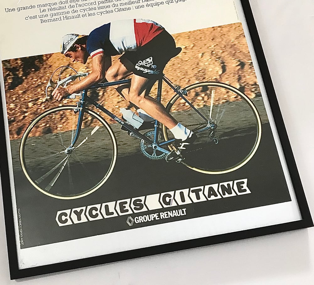 1978 🇫🇷 Cycles Gitane Bernard Hinault Poster