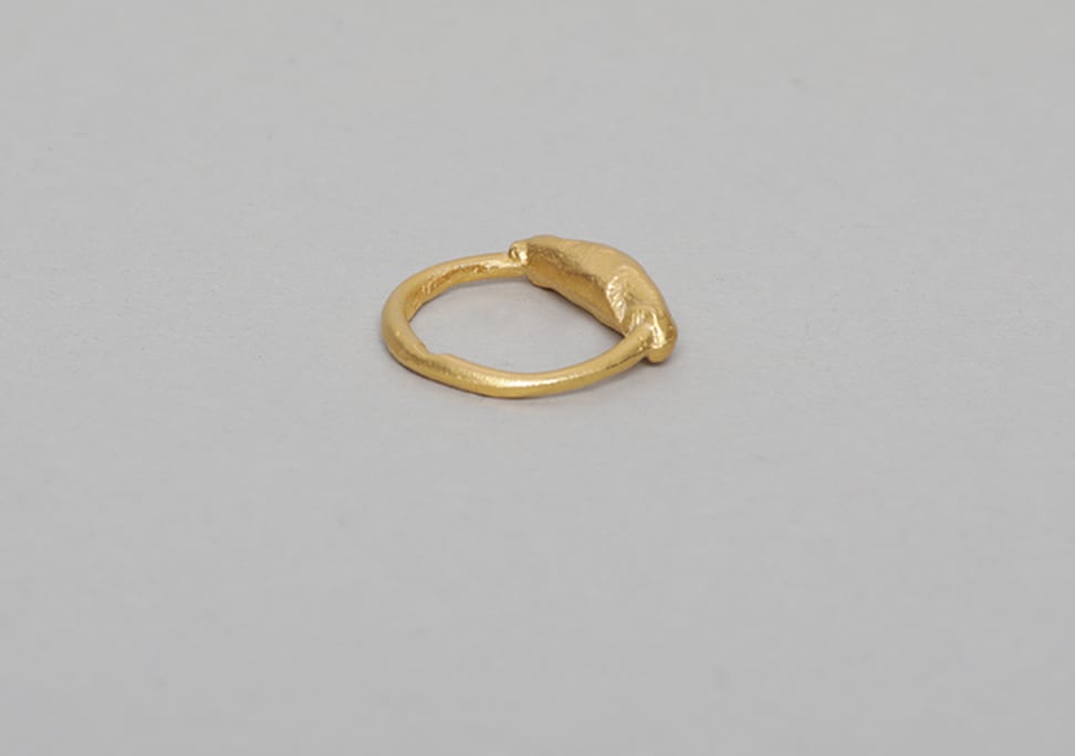 Image of Classic baguette ring gold