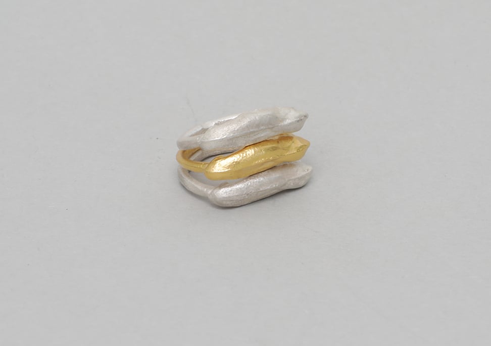 Image of Classic baguette ring gold