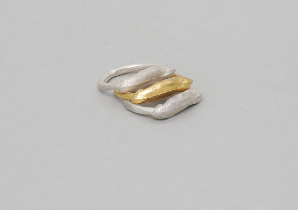 Image of Classic baguette ring gold