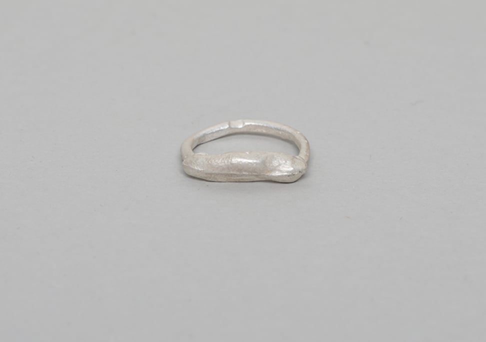 Image of Classic baguette ring silver