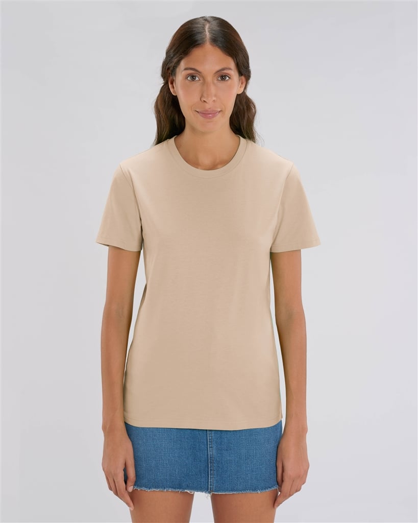 Image of OM GAM GANAPATHI – lilac/orange – beige unisex t-shirt