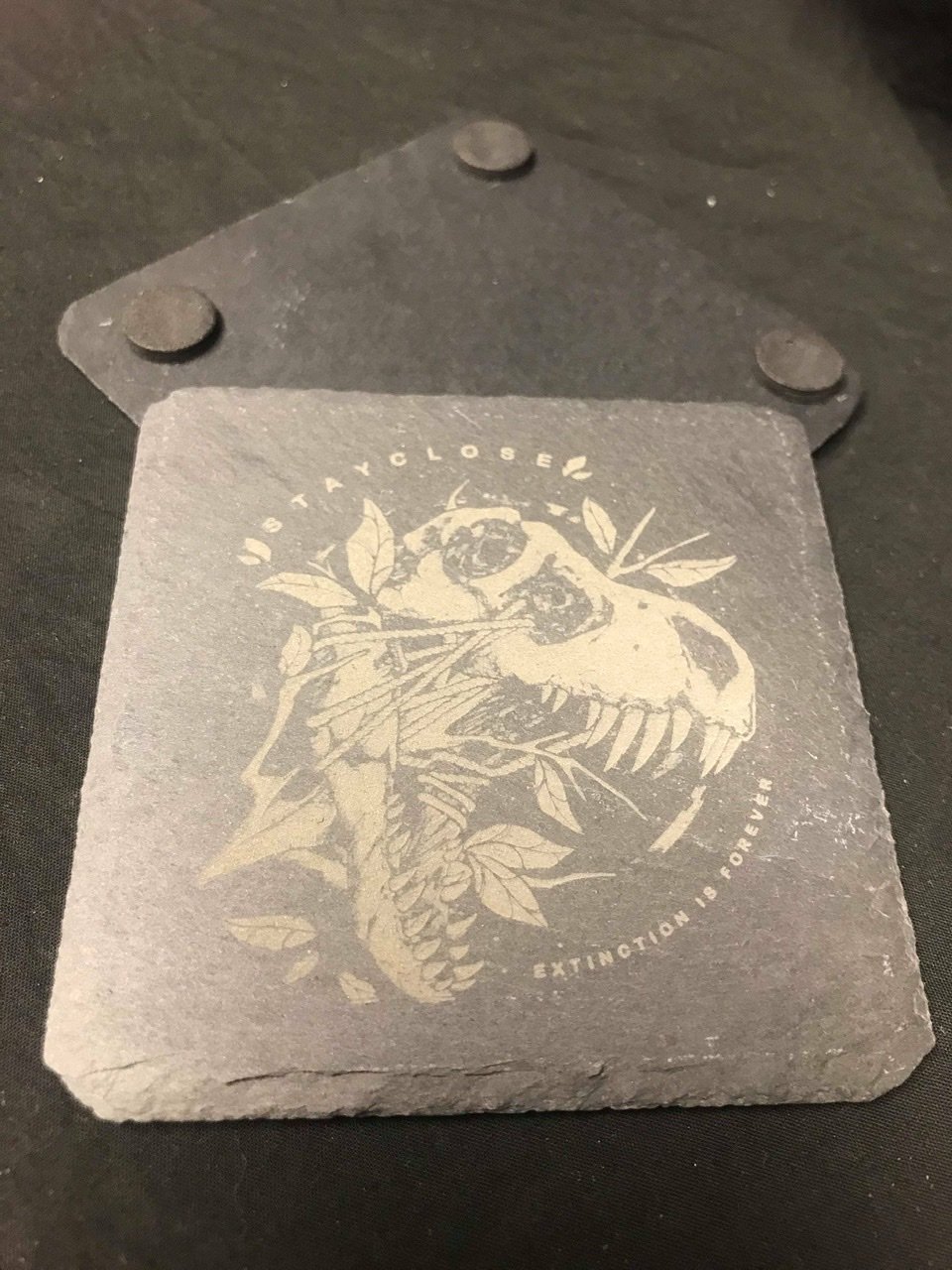 Image of Set it 4 slate coasters 