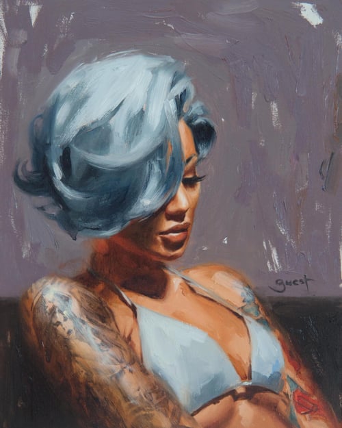 Open Edition 'BECKY' Lithograph Print