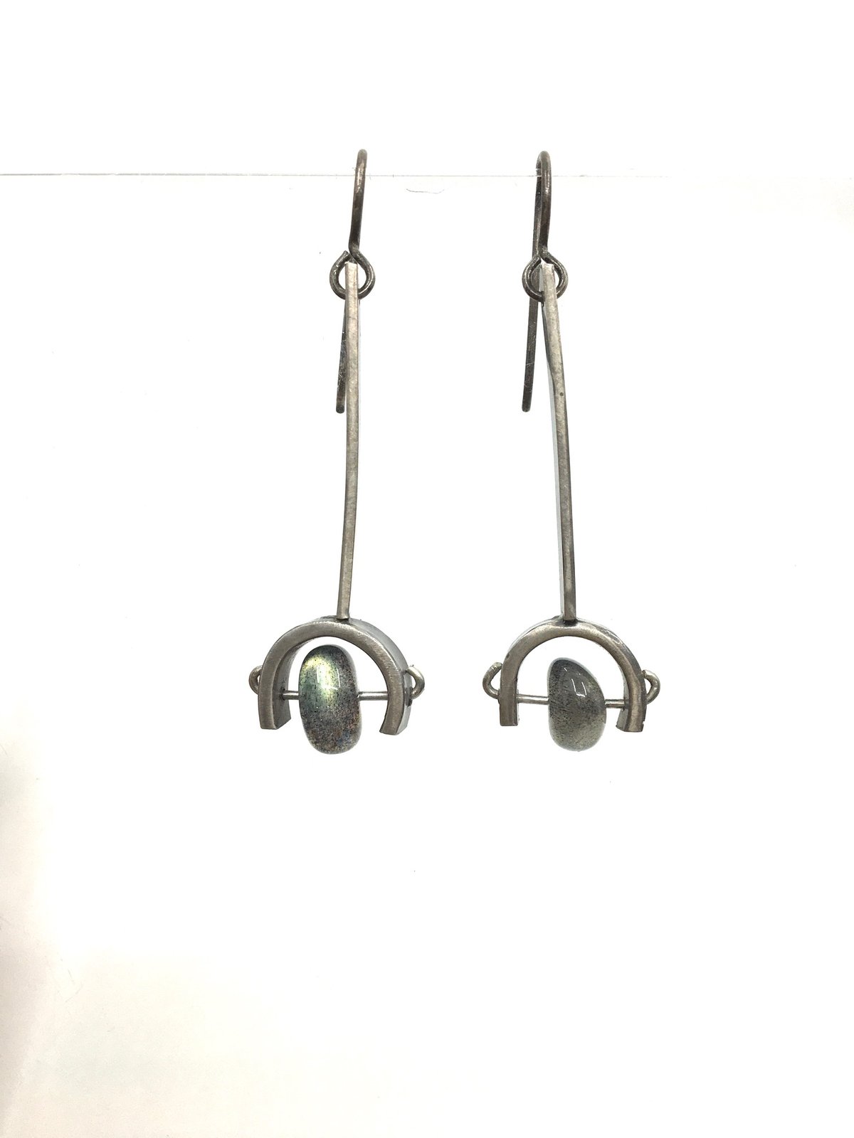 Labradorite Earrings by Yuko Suga