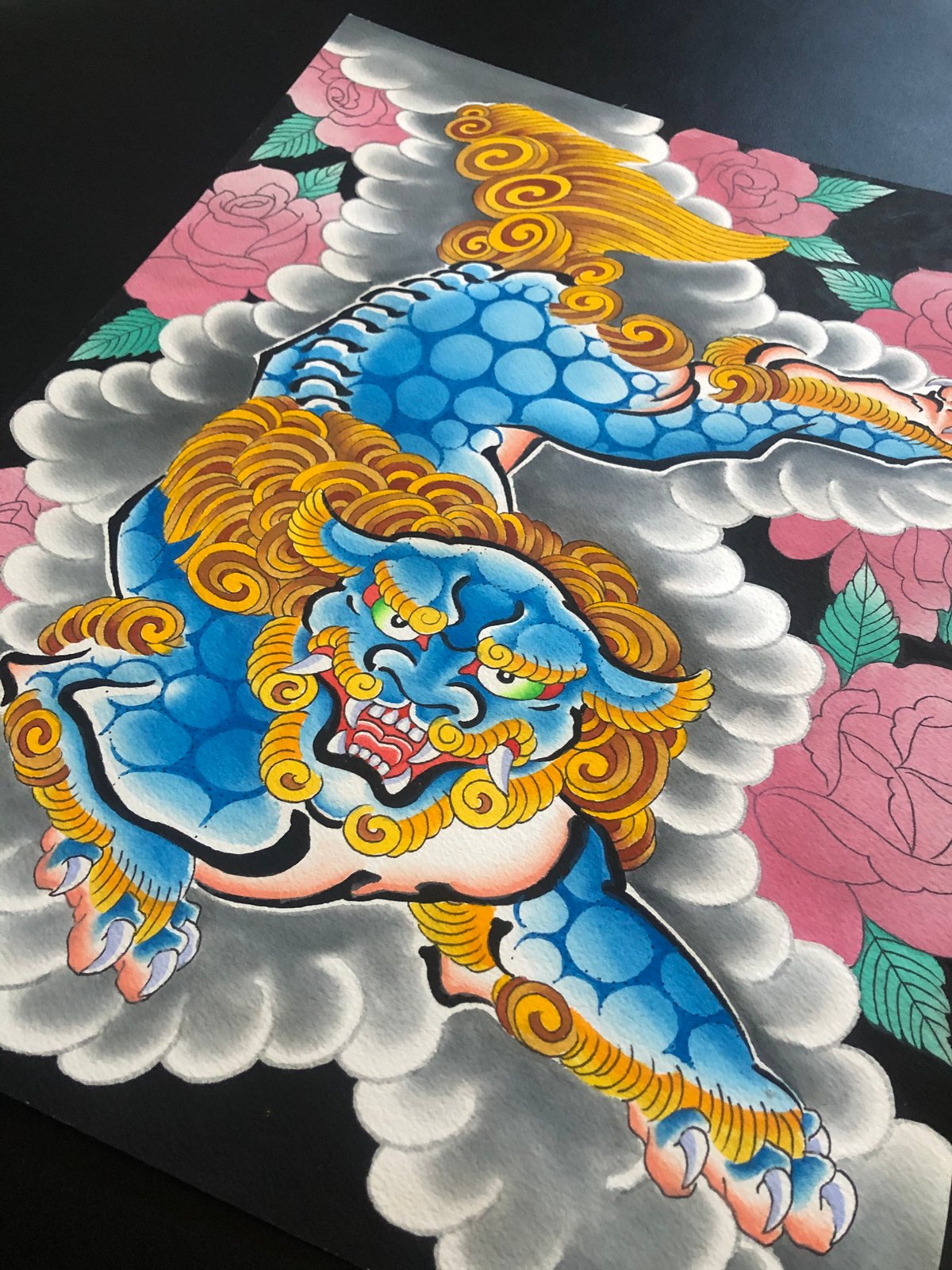 Shi Shi and Roses