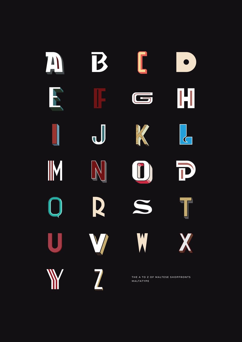 Image of Alphabet of Maltese Shopfronts